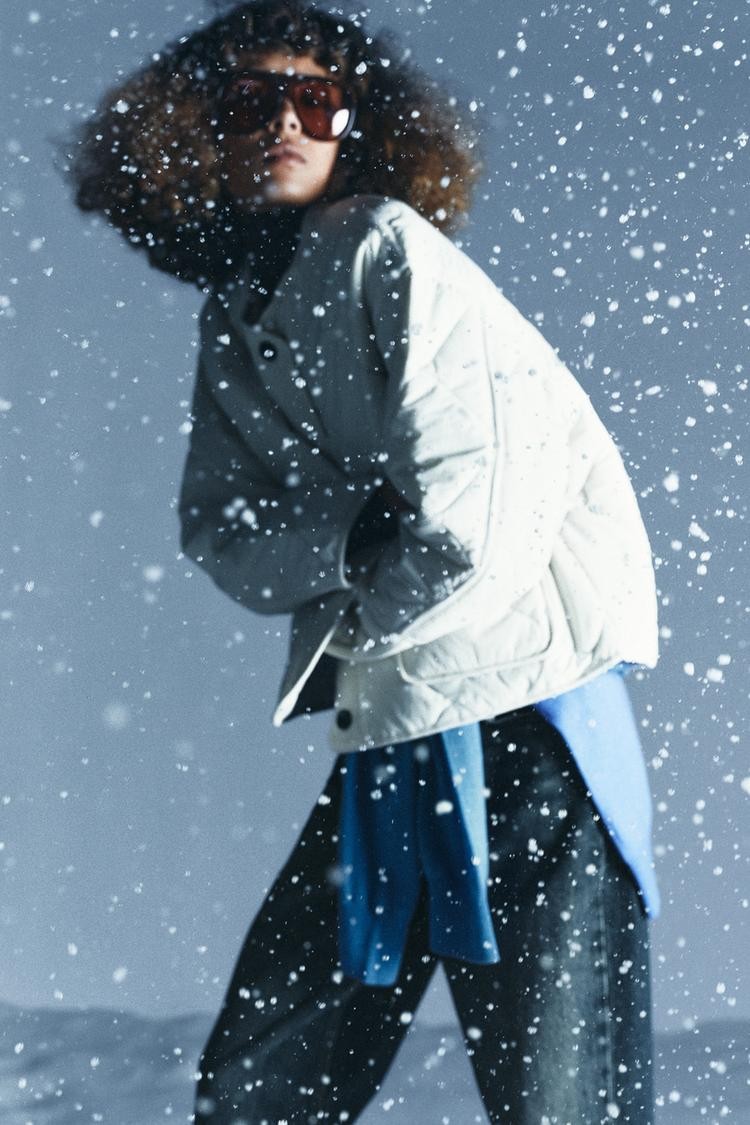 QUILTED JACKET WITH PATCH POCKETS