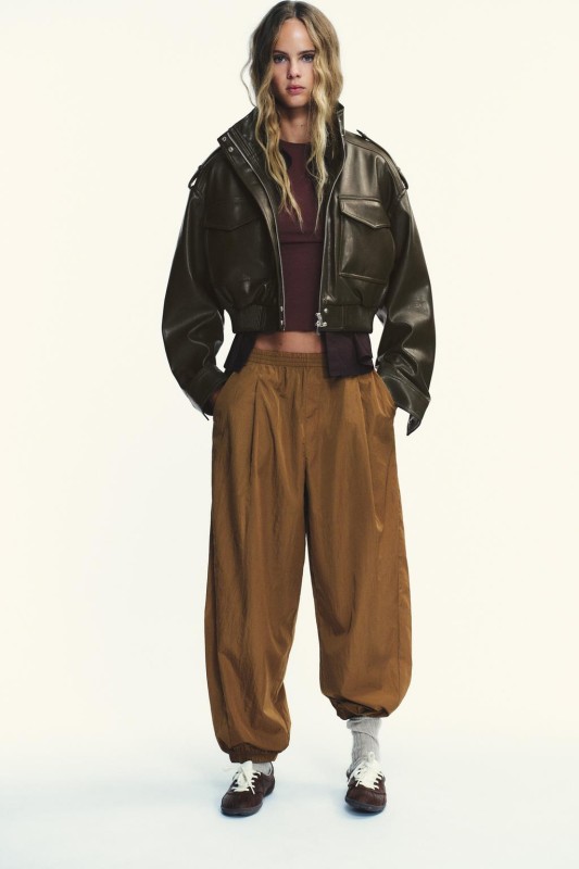 FAUX LEATHER SHORT JACKET